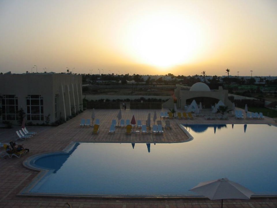 Ausblick von unserem Balkon Hotel Djerba Azurea