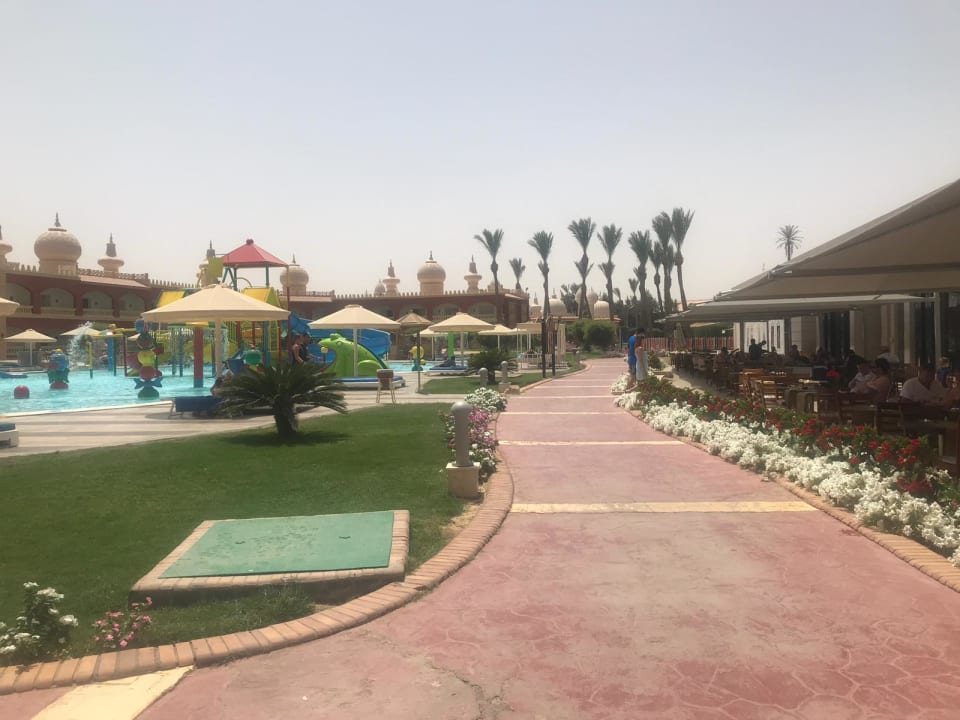 Gartenanlage Pickalbatros Alf Leila Wa Leila Resort - Neverland Hurghada