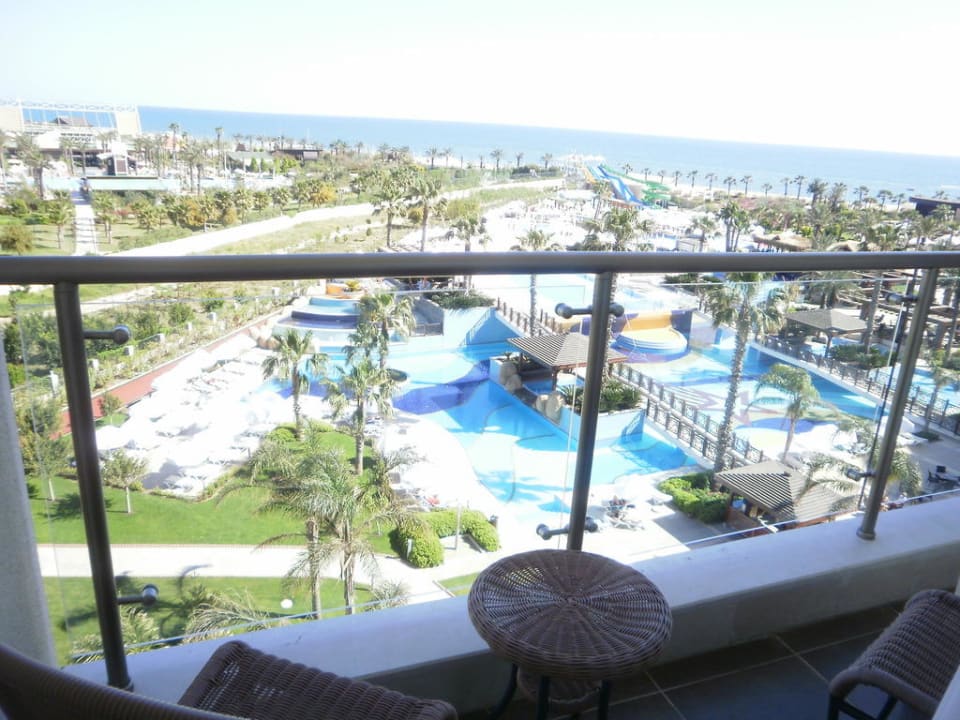 Ausblick von unserem Zimmer Fame Residence Lara & Spa