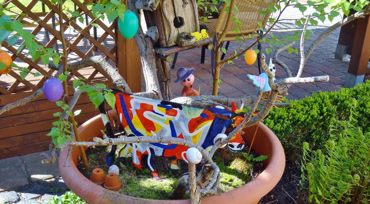 Gartenanlage Apartments Vier Napoleonslinden