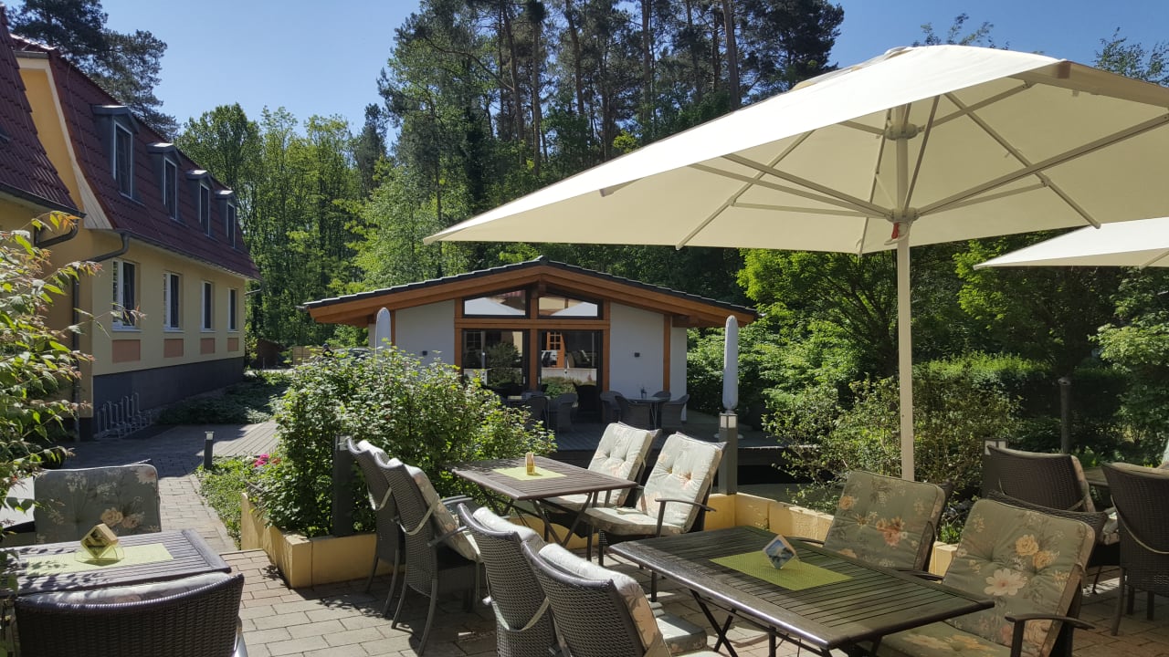 Gartenanlage Hotel Zum Leineweber