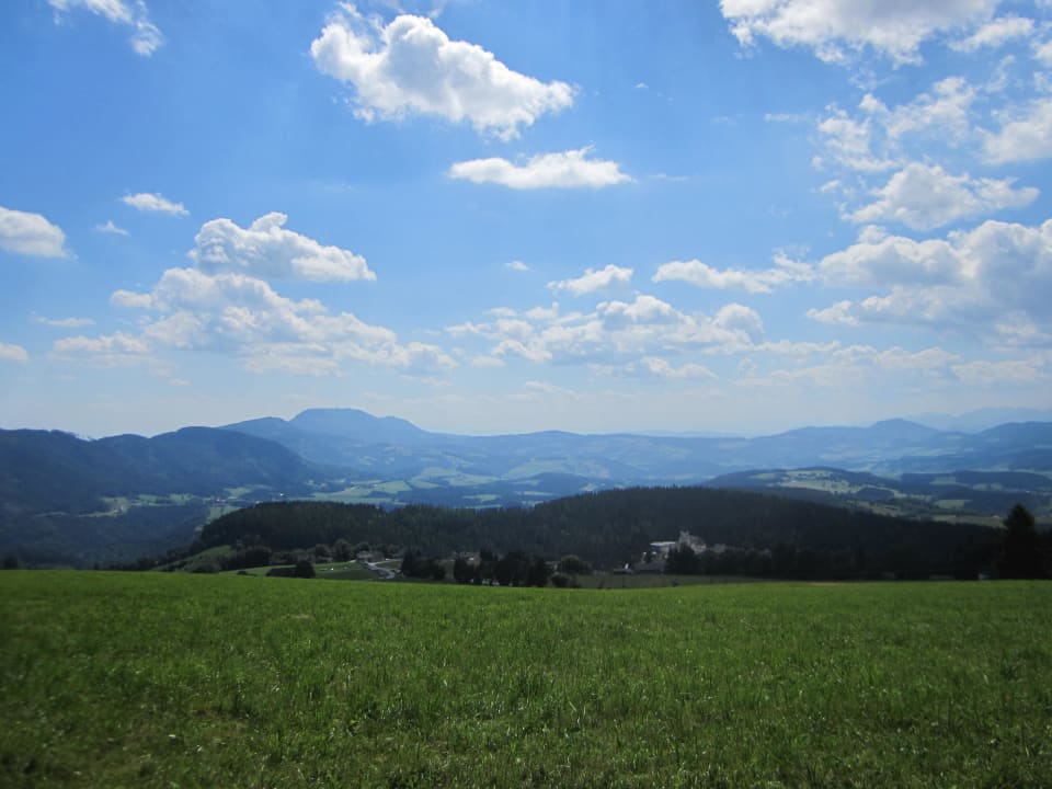 Ausblick auf den Schöckl  Landhotel Schwaiger