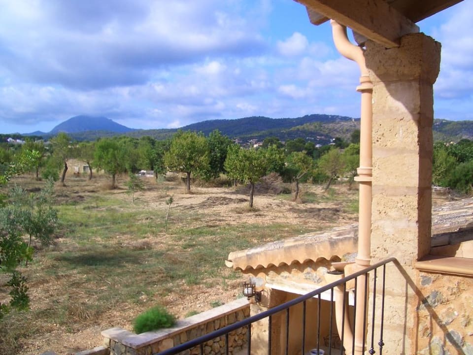 Ausblick Hausrückseite in Richtung Calvià Finca Hotel Can Estades