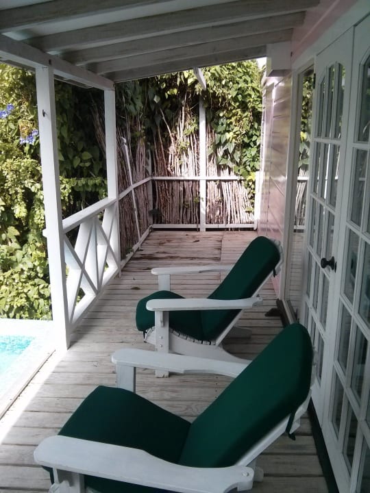 Terrasse im Waterfront Cottage Cocobay Resort Antigua - Adults only