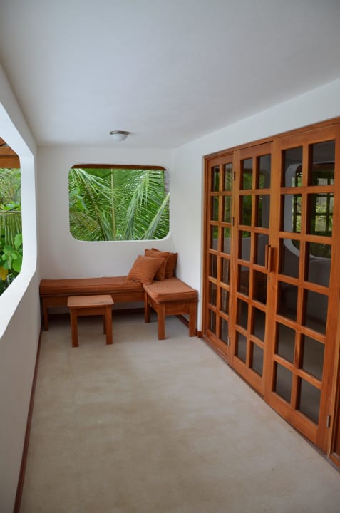 Terrasse/Balkon mit Sitzgelegenheit Hotel Tropico Latino