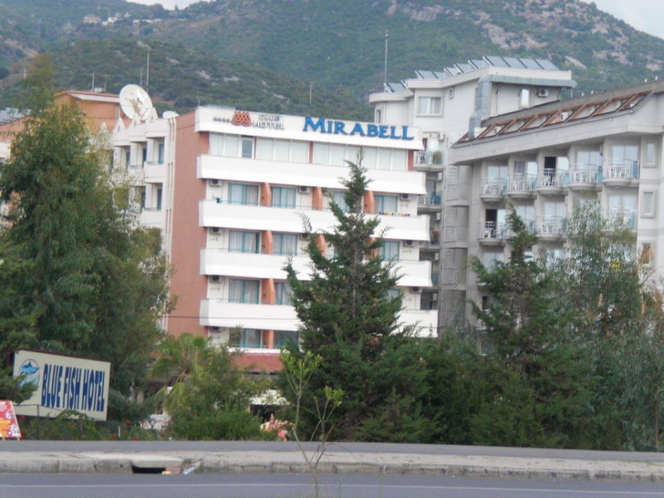 Von Strasse zu sehen  Club Hotel Mirabell