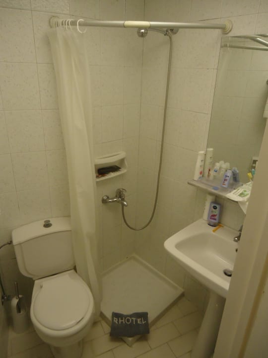 Minibad ohne Lüftung Ibiscus Hotel Rhodos