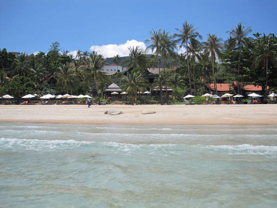 Hotel vom Wasser aus gesehen New Star Beach Resort