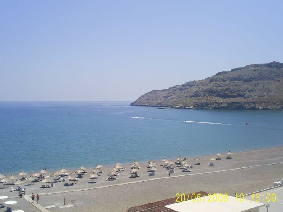 linker Strand vorm Hotel Lindos Bay TUI BLUE Lindos Bay