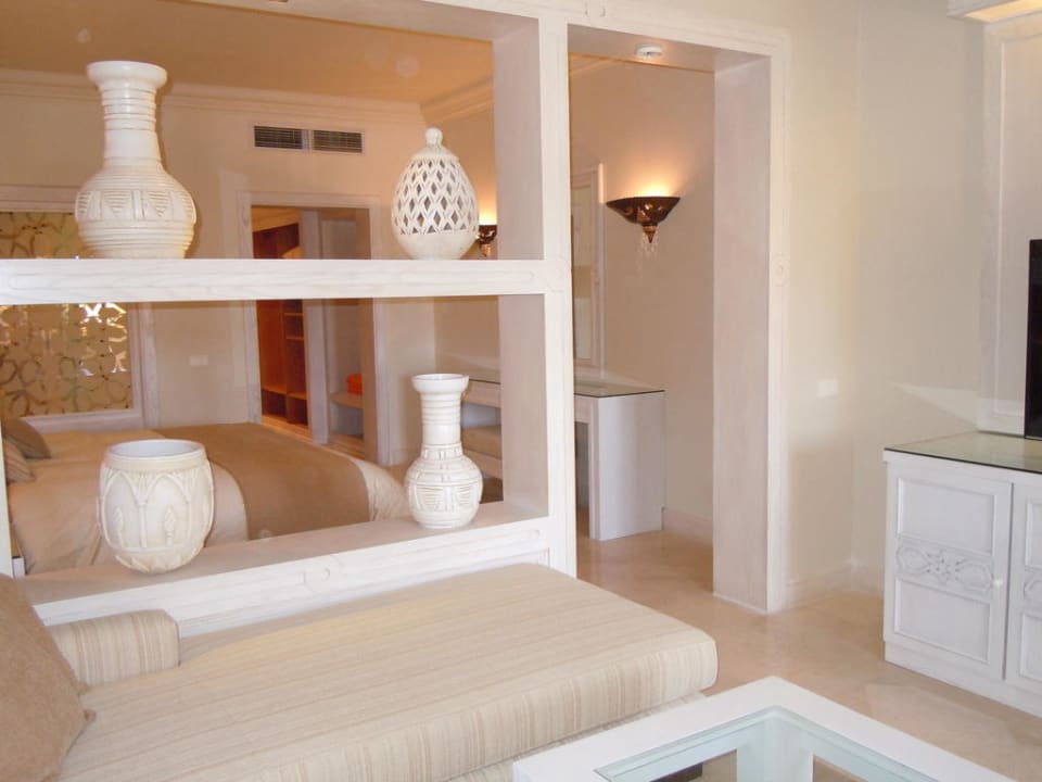 Blick vom Balkon aus ins Zimmer Makadi Spa - Adults only