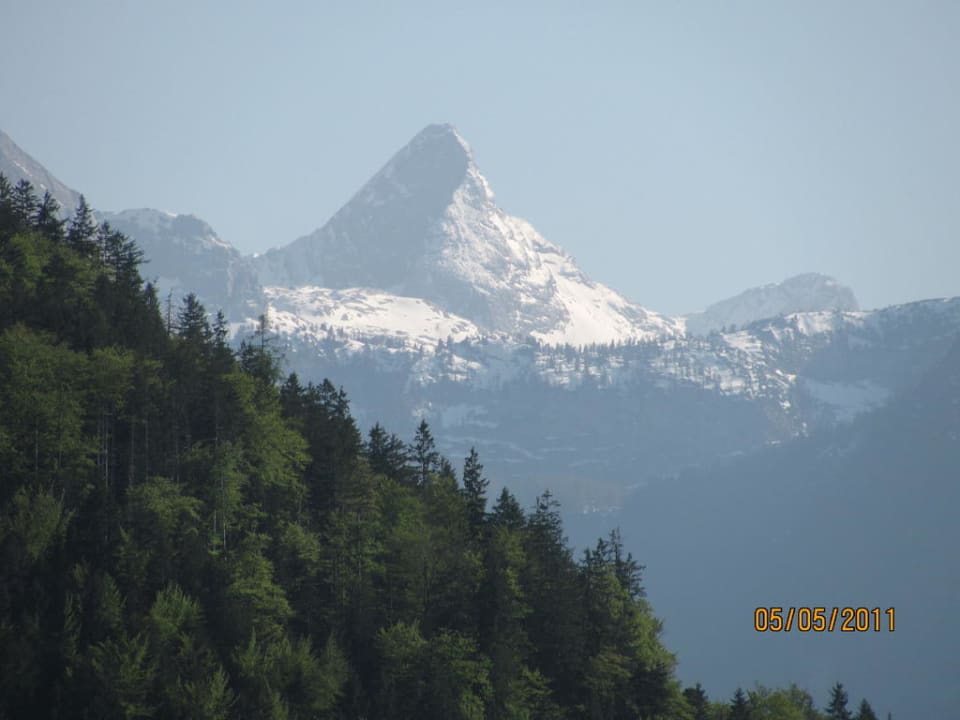 Ausblick von meinem Balkon Alm- & Wellnesshotel Alpenhof
