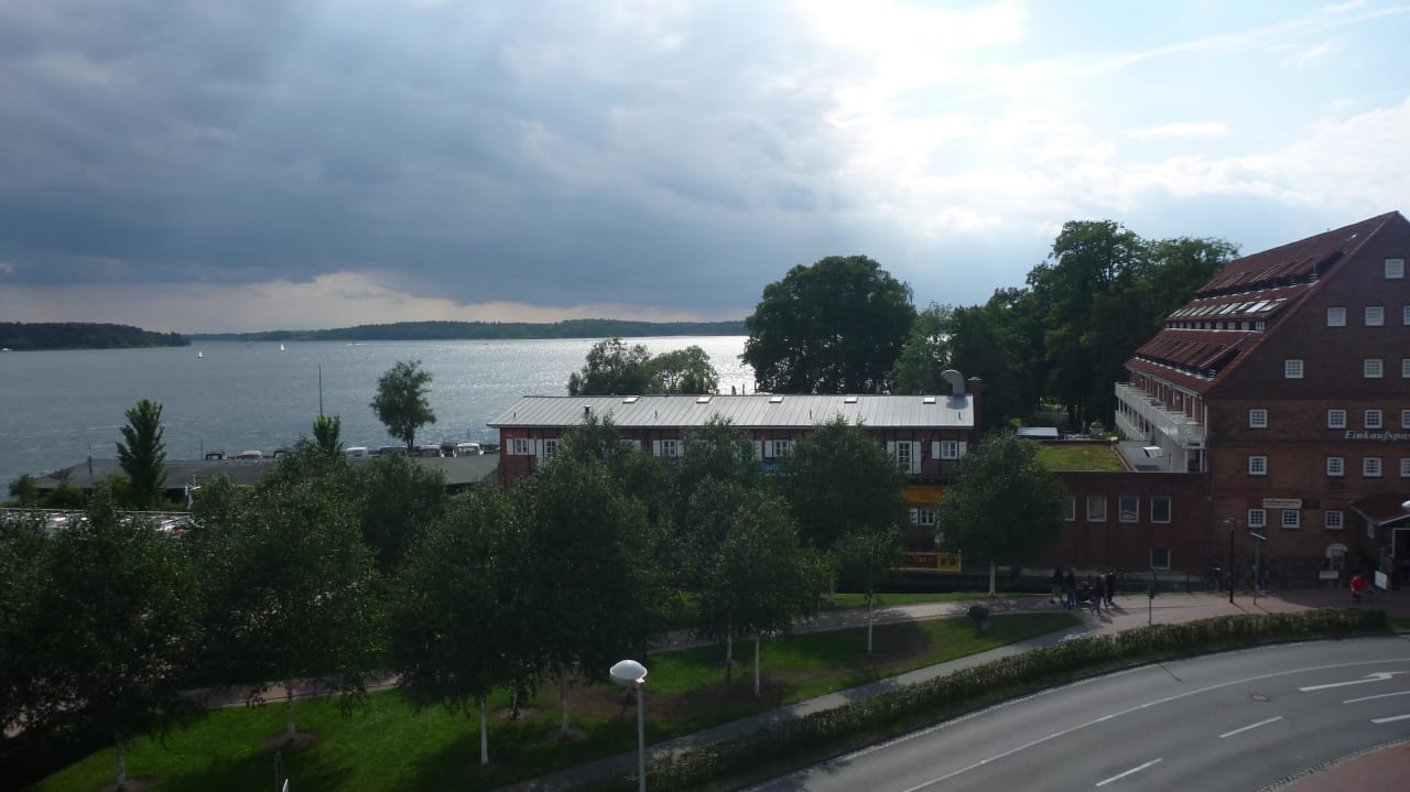 Schöner Ausblick von unserem Zimmer Hotel Harmonie