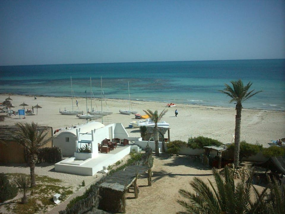 Ausblick auf die Wassersportstation Calimera Yati Beach