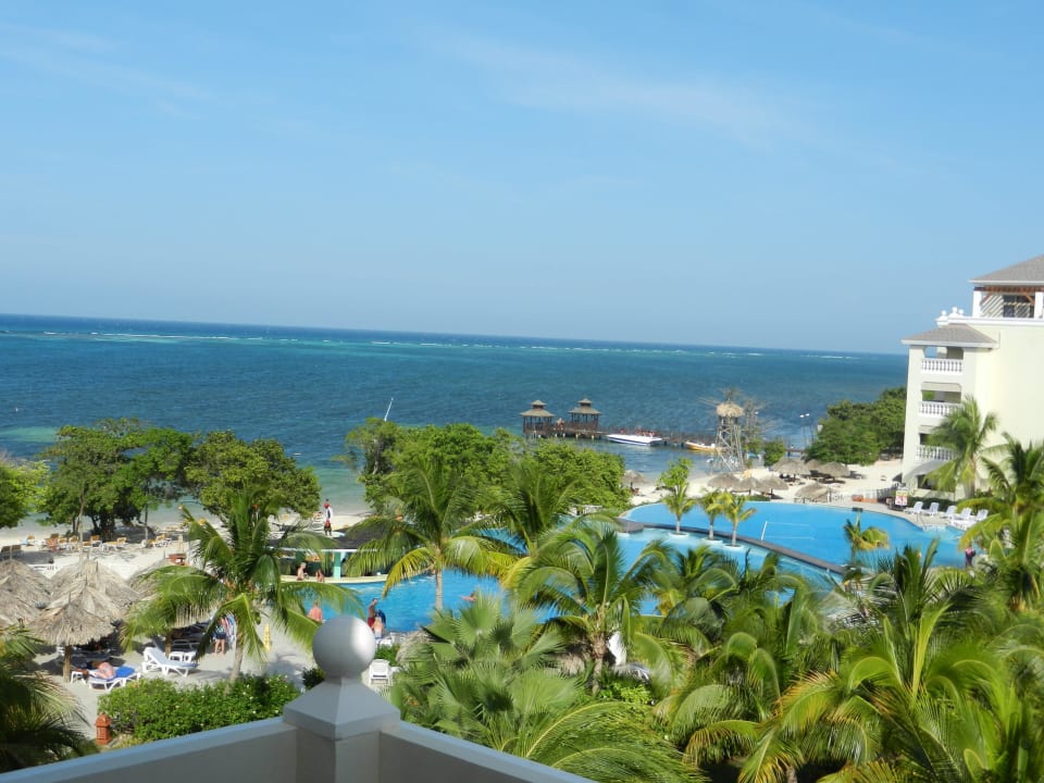 Ausblick von meinem Zimmer Iberostar Waves Rose Hall Beach