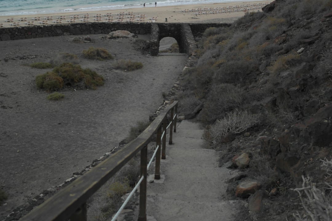 Der Weg zum Strand, leicht und schnell zu erreichen  Club Jandia Princess