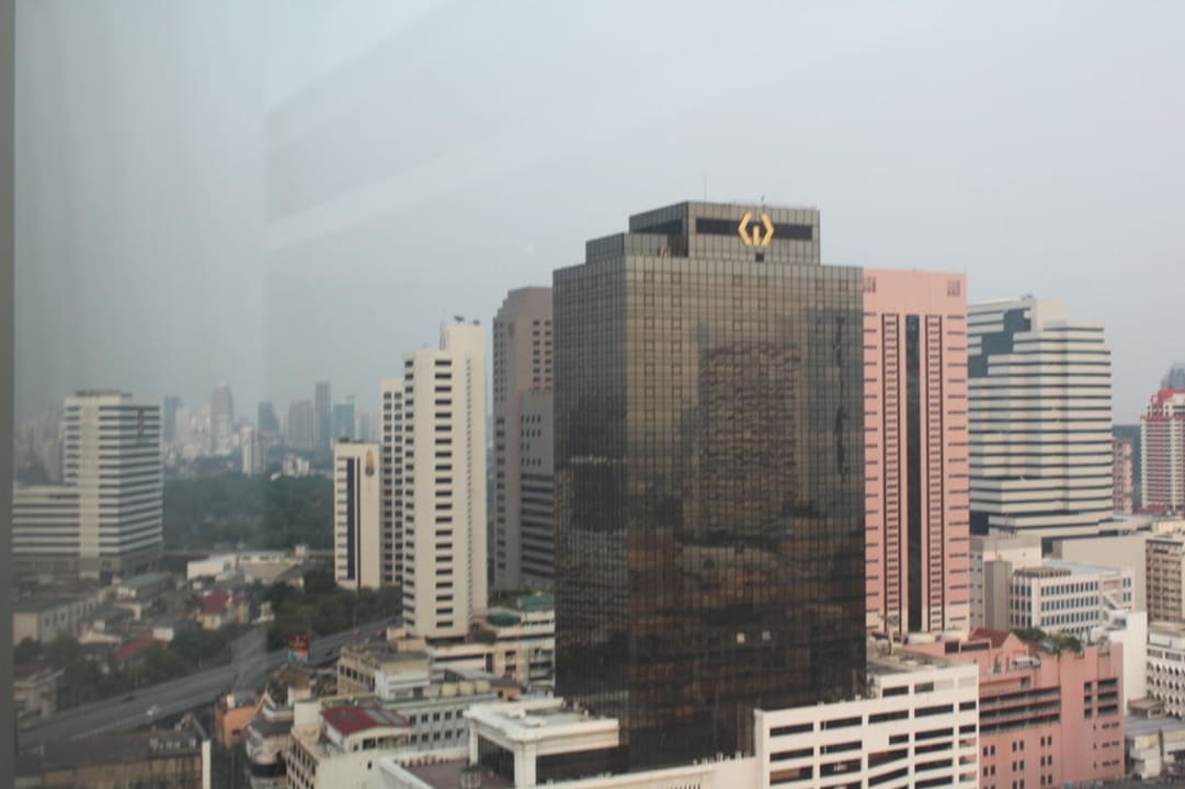 Blick zum Park vom Circular Room 2217 Hotel Le Meridien Bangkok