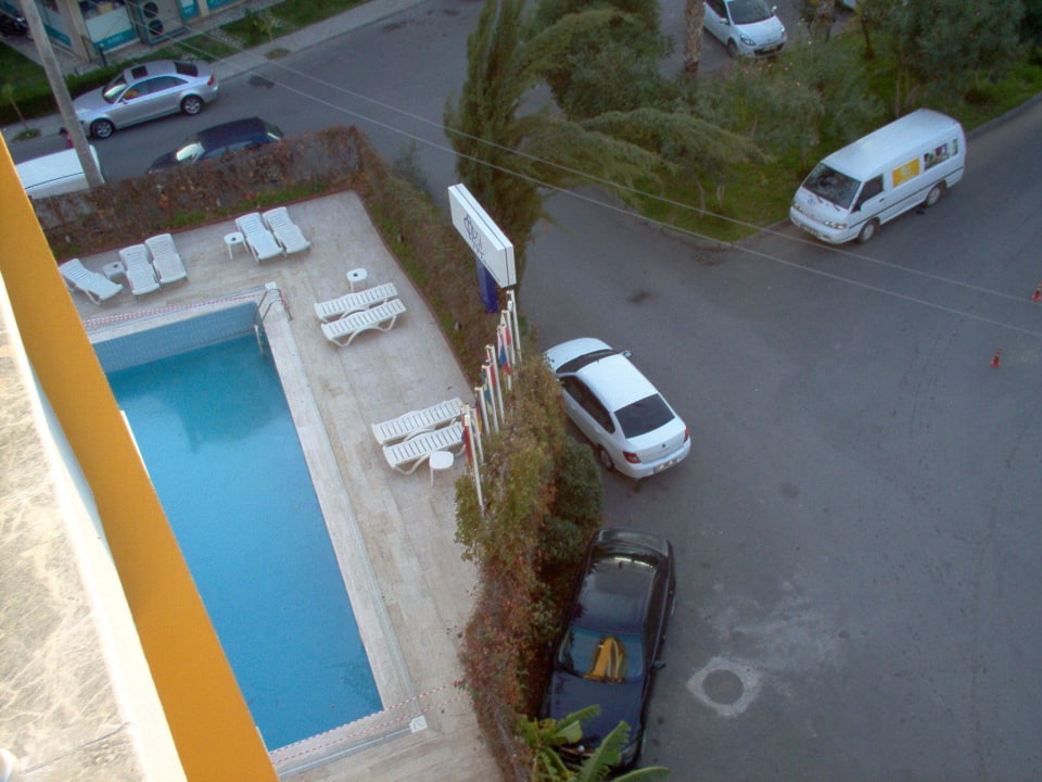 Ausblick vom Balkon Arsi Hotel