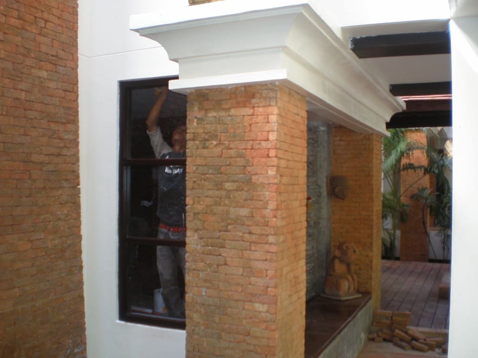Baustelle neben Zimmer Dara Samui Beach Resort