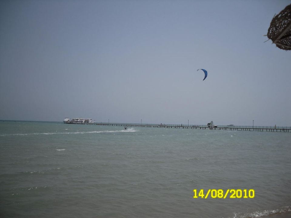 Kiten am Hotelstrand Golden Beach Resort