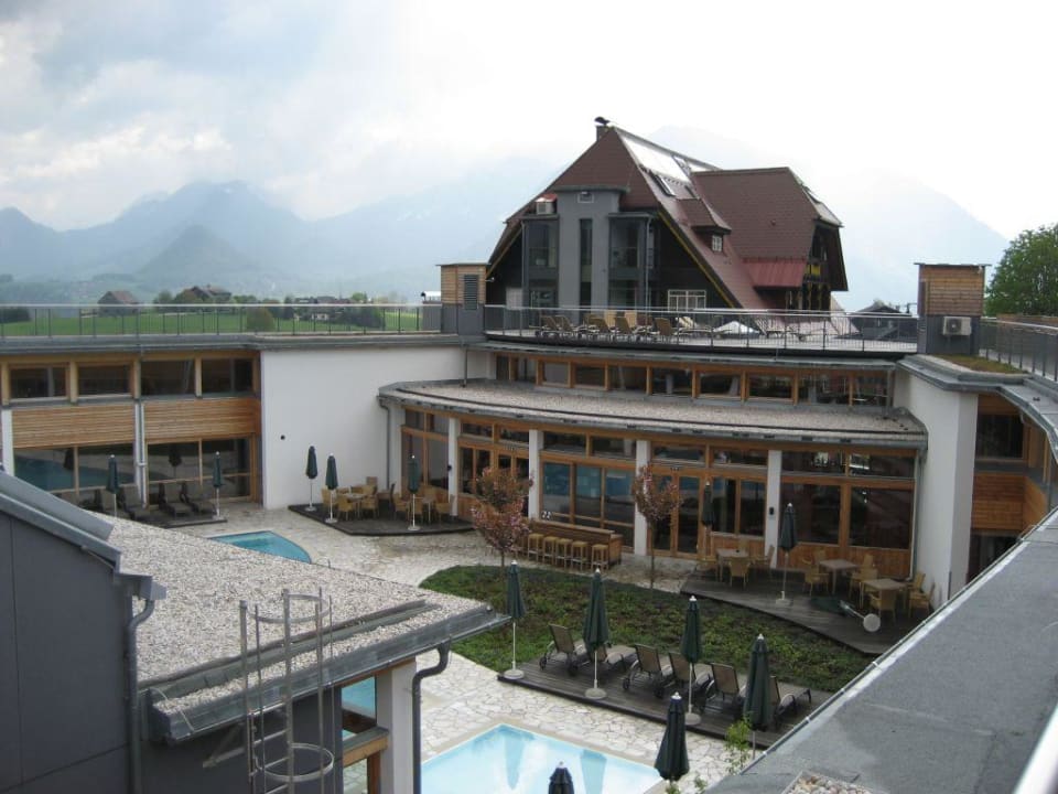 Auf der Dachterrasse Die Wasnerin