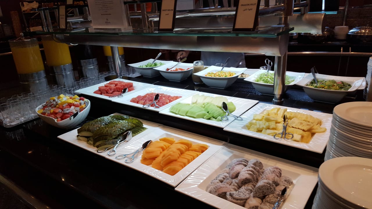 Buffet beim Frühstück Hilton Dubai Jumeirah