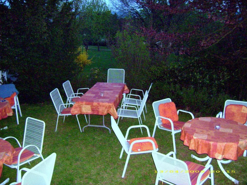 Blick auf die Terrasse des Rhön-Hof Hotel Rhön-Hof