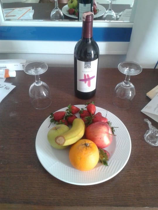 Täglich frisches Obst auf den Zimmern Club Grand Side