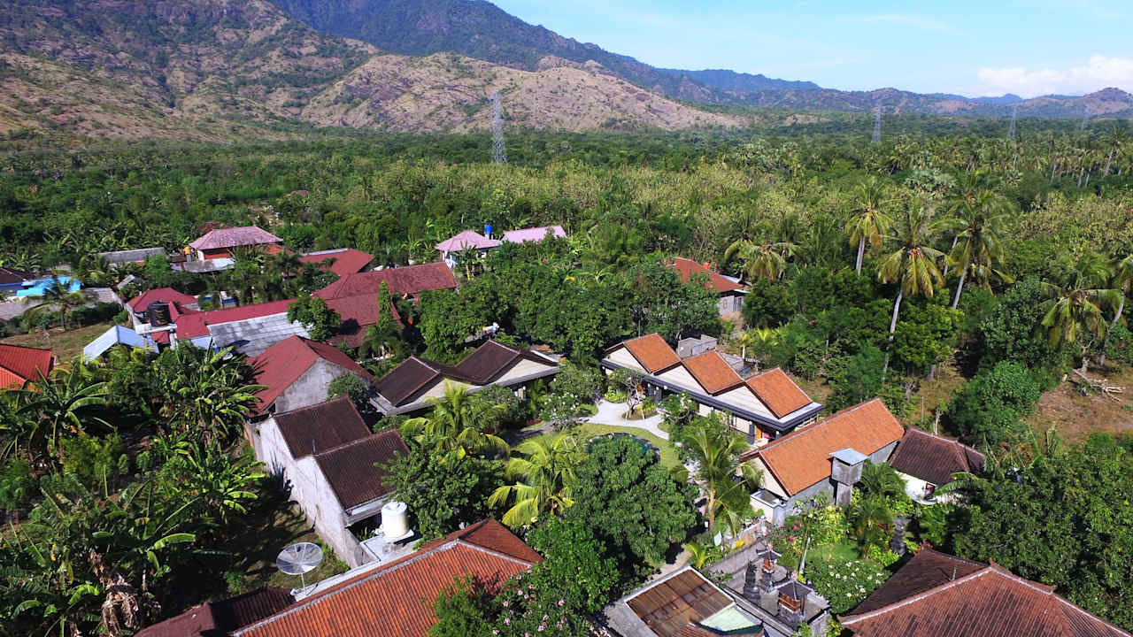 Ausblick Doubleyou Homestay Pemuteran