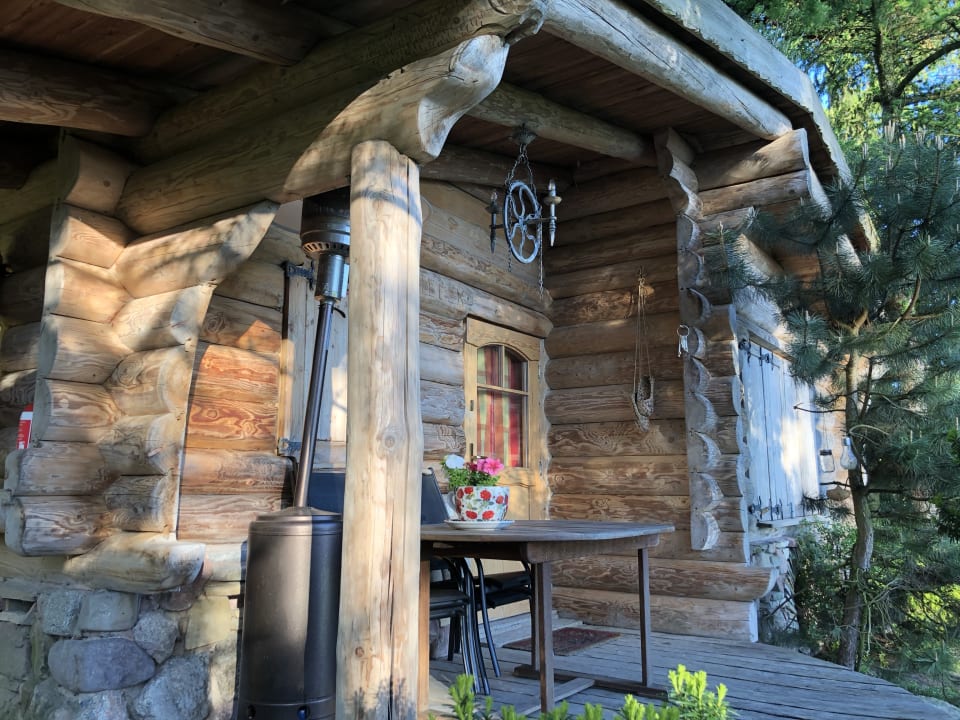 Außenansicht Ferienhaus Dom Z Bali nad Jeziorem Balewo