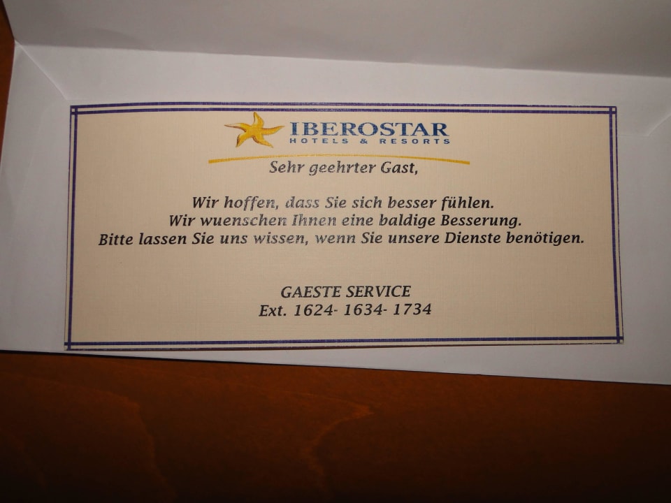 Das war sehr lieb Iberostar Waves Punta Cana