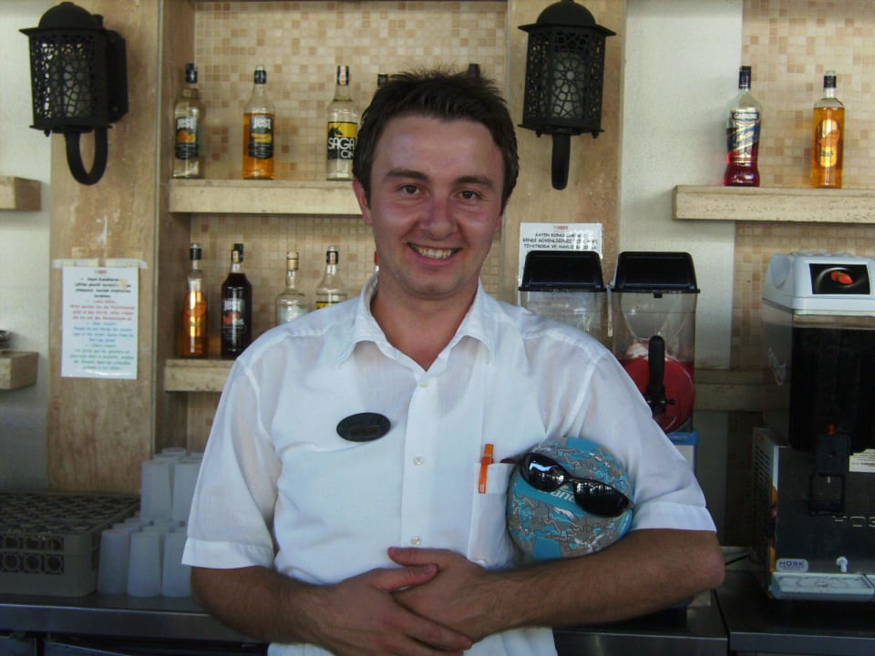Mr. Crane an der Bar Trendy Aspendos Beach Hotel