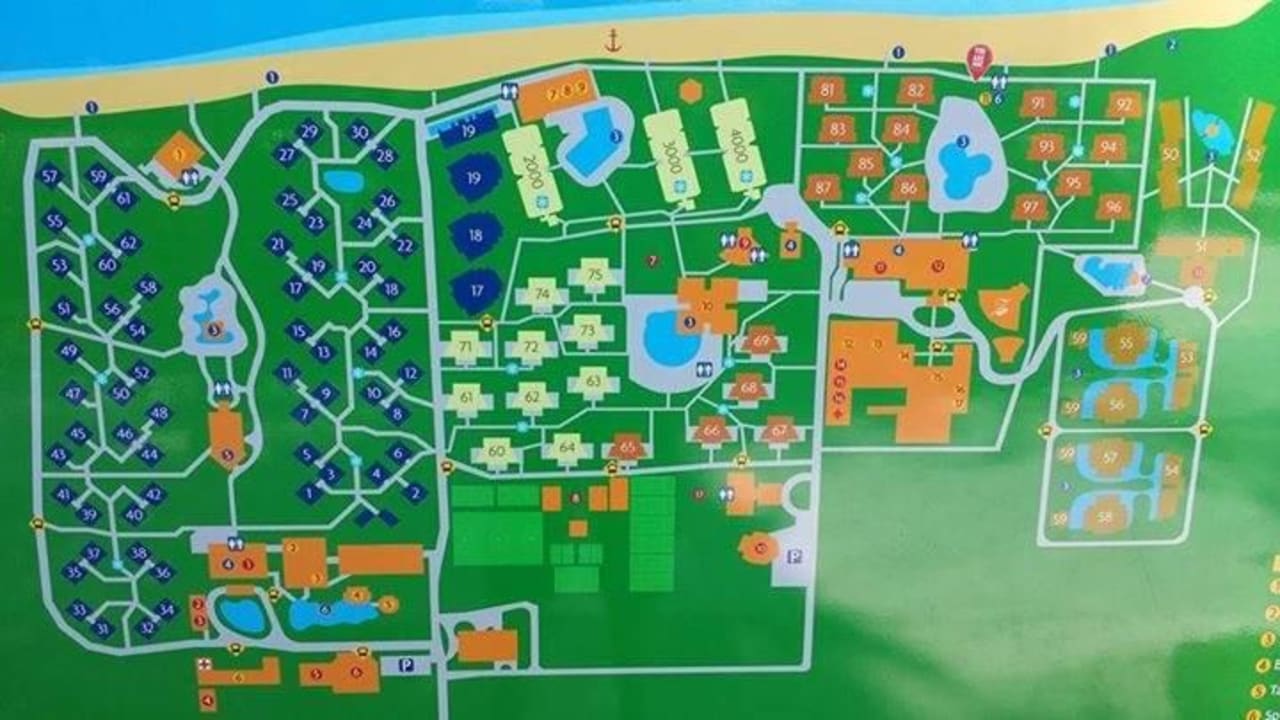 Plan der Hotelanlage Grand Palladium Select Bávaro Resort & Spa