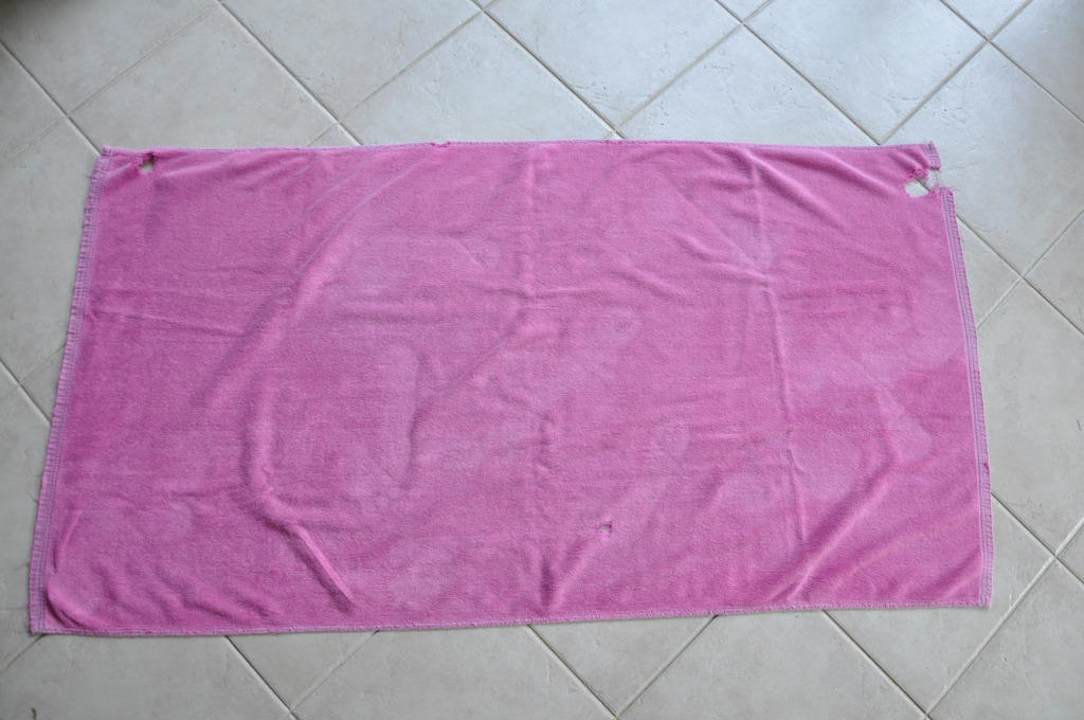 Ausgefranstes Handtuch View Talay Villas Resort