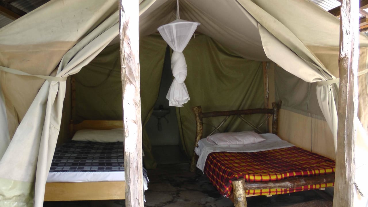 Zelt innen Masai Mara Chui Camp