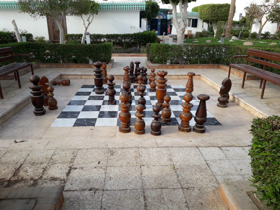 Schach wurde immer gerne gespielt Ghazala Beach