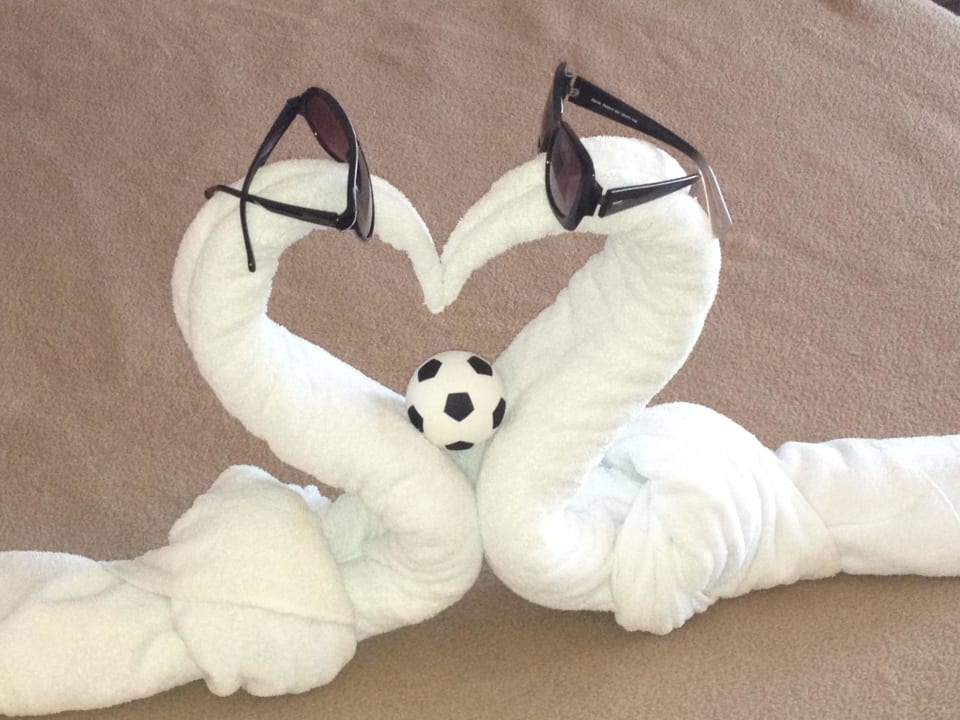 Nette Überraschung vom Zimmerboy Jaz Mirabel Park & Club