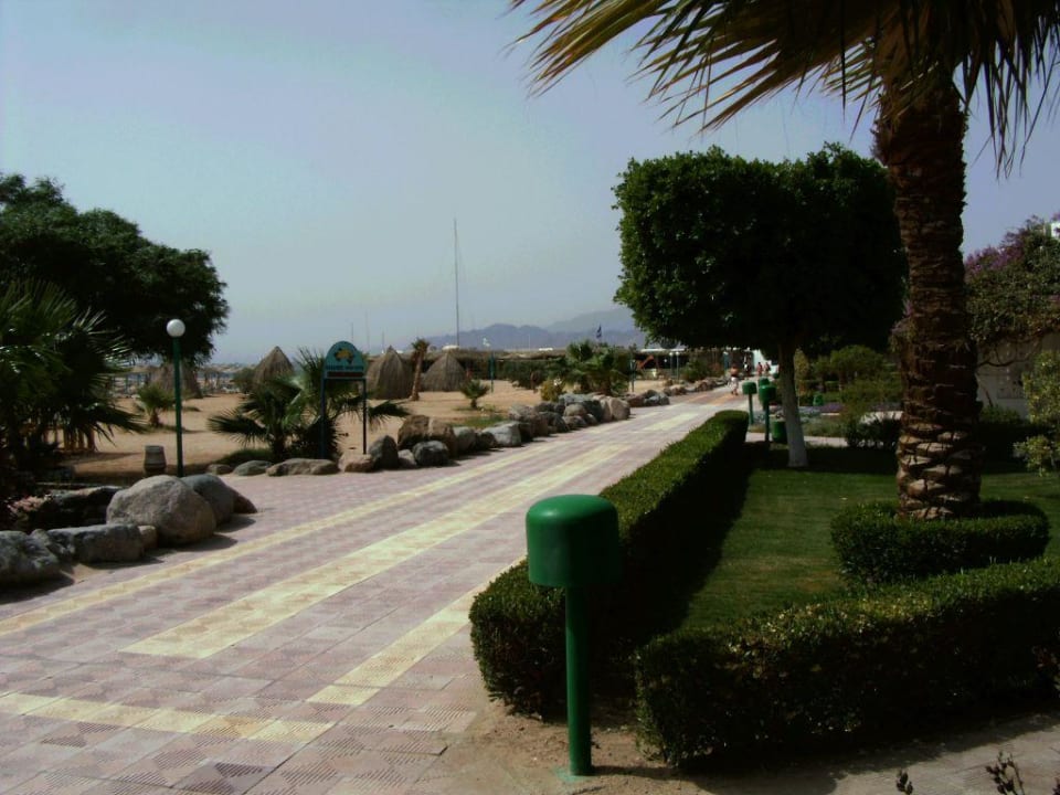 Strand vor Bungalow Shams Safaga Resort