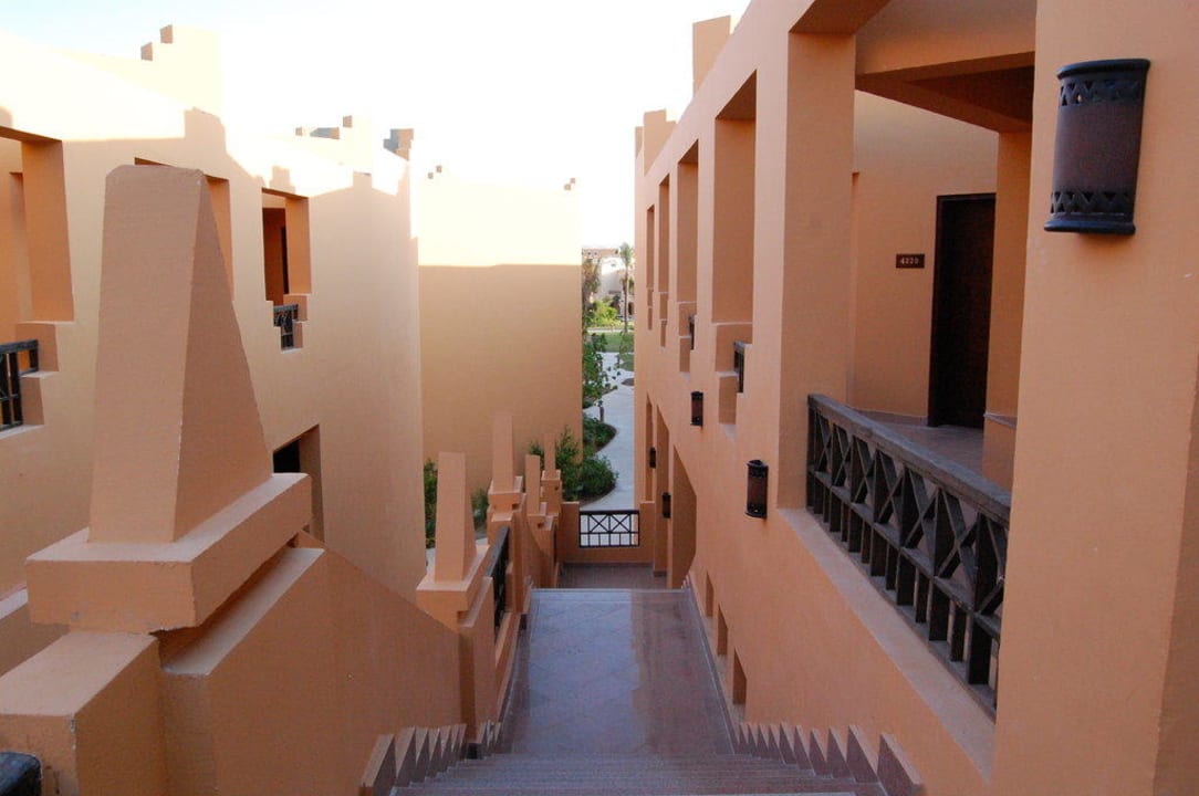 Blick vom Zimmereingeng 4221 Stella Beach Resort & Spa Makadi Bay