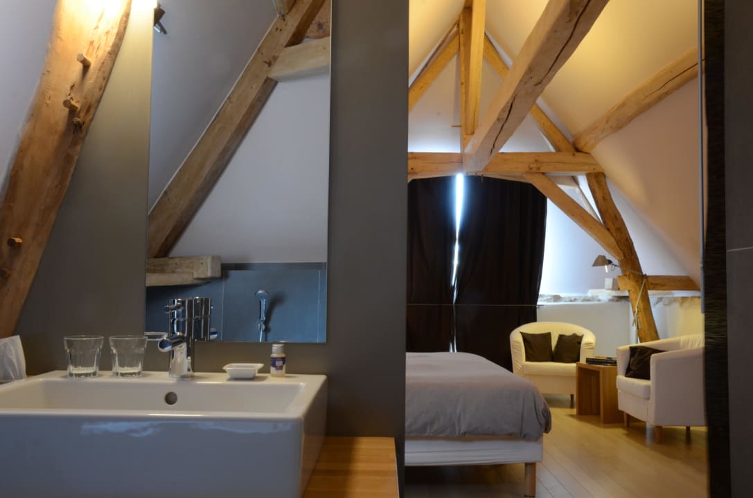 La chambre beige Maison d'hôtes Le Crot Foulot