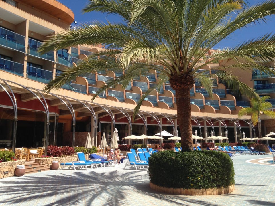 Blick auf die Zimmer u. Pool MUR Hotel Faro Jandia & Spa Fuerteventura