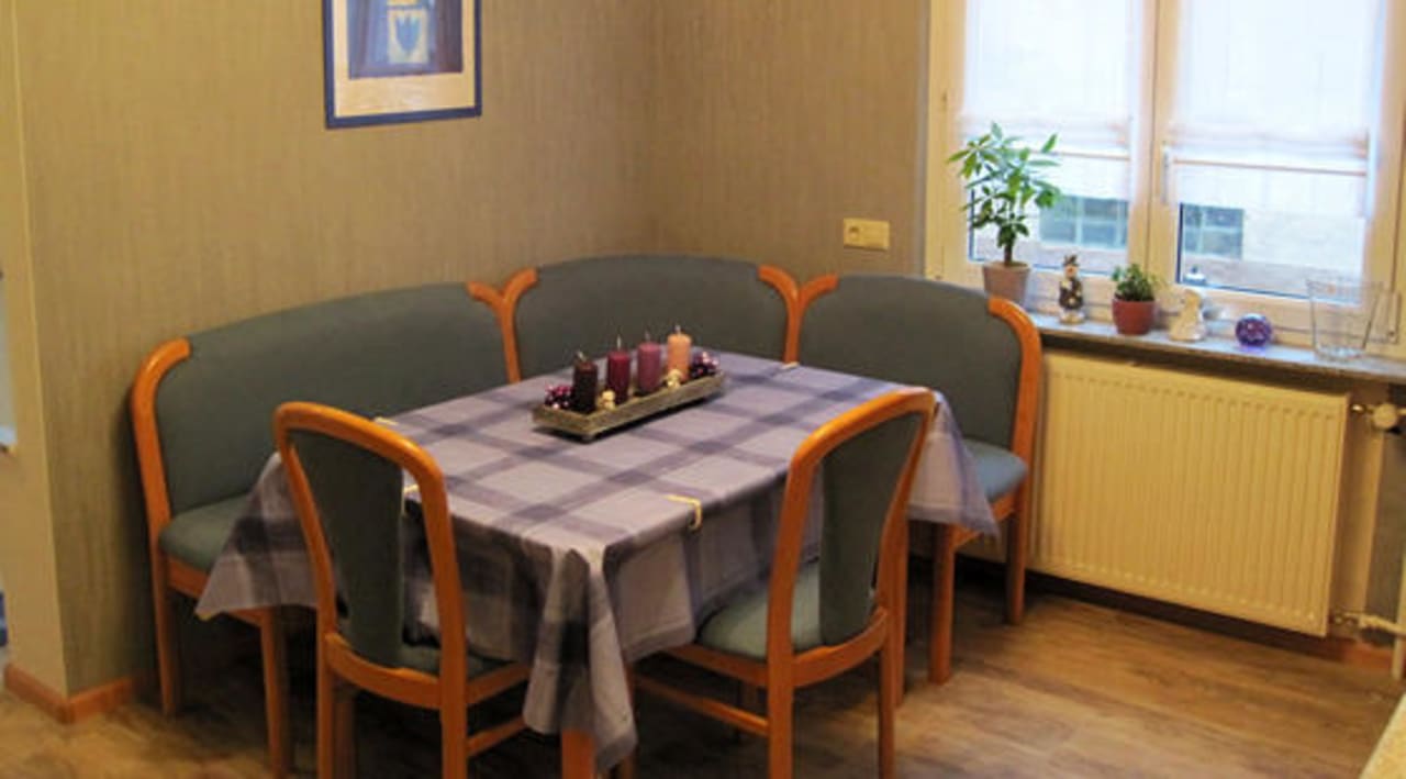 Sitzecke Küche Ferienwohnung Aurora