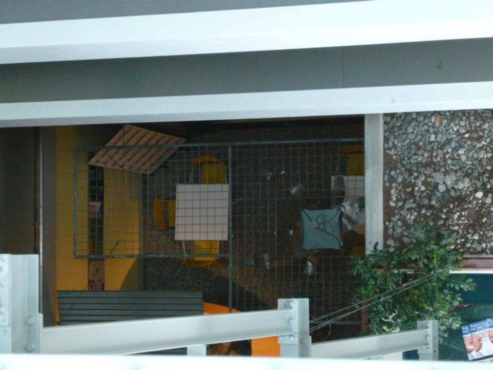 Von hier zog der Rauch durchs ganze Hotel  Hotel Donauwelle Linz