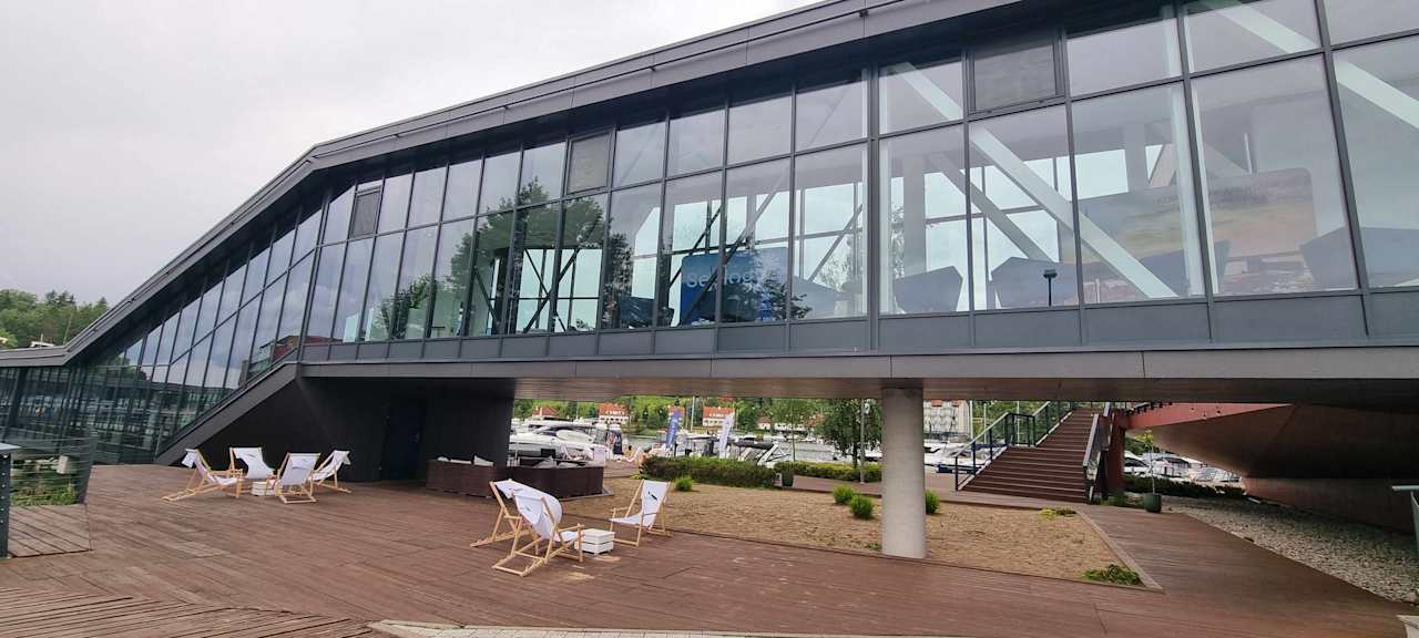 Außenansicht Hotel Mikołajki