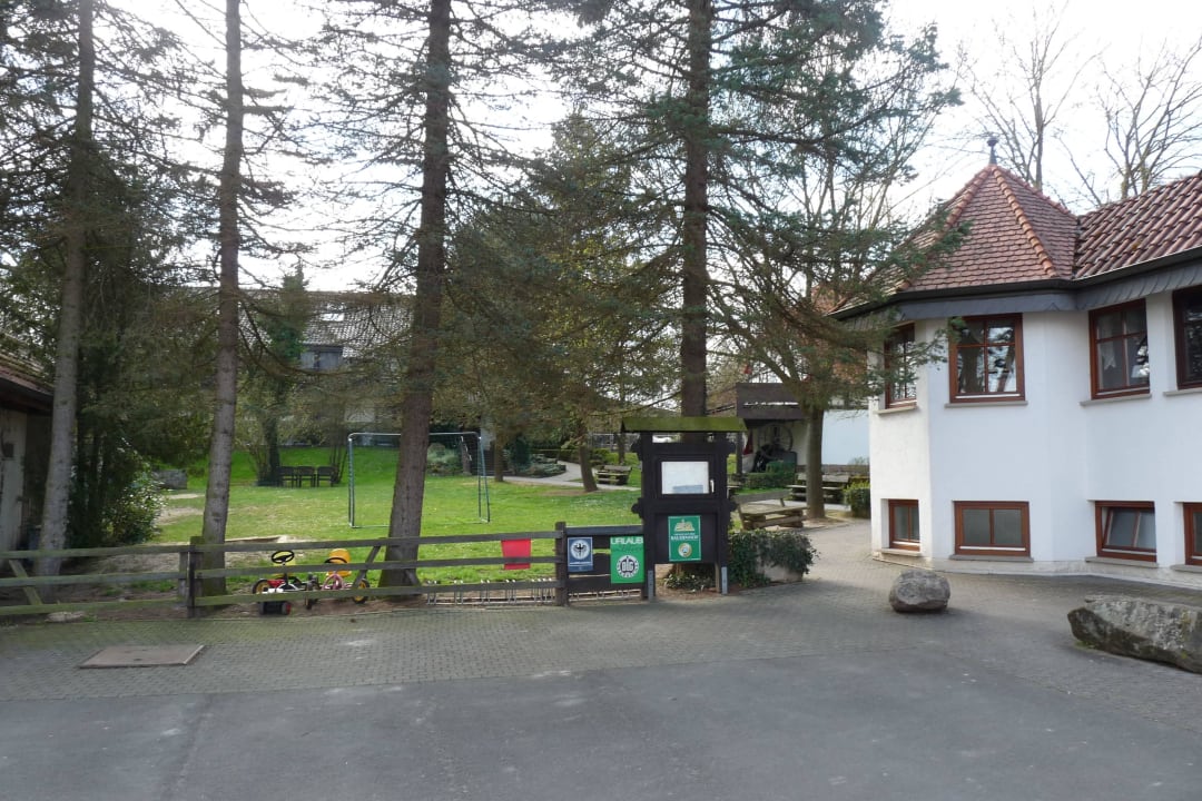 Außenansicht Garteb Landhotel Ferienhof Schneider