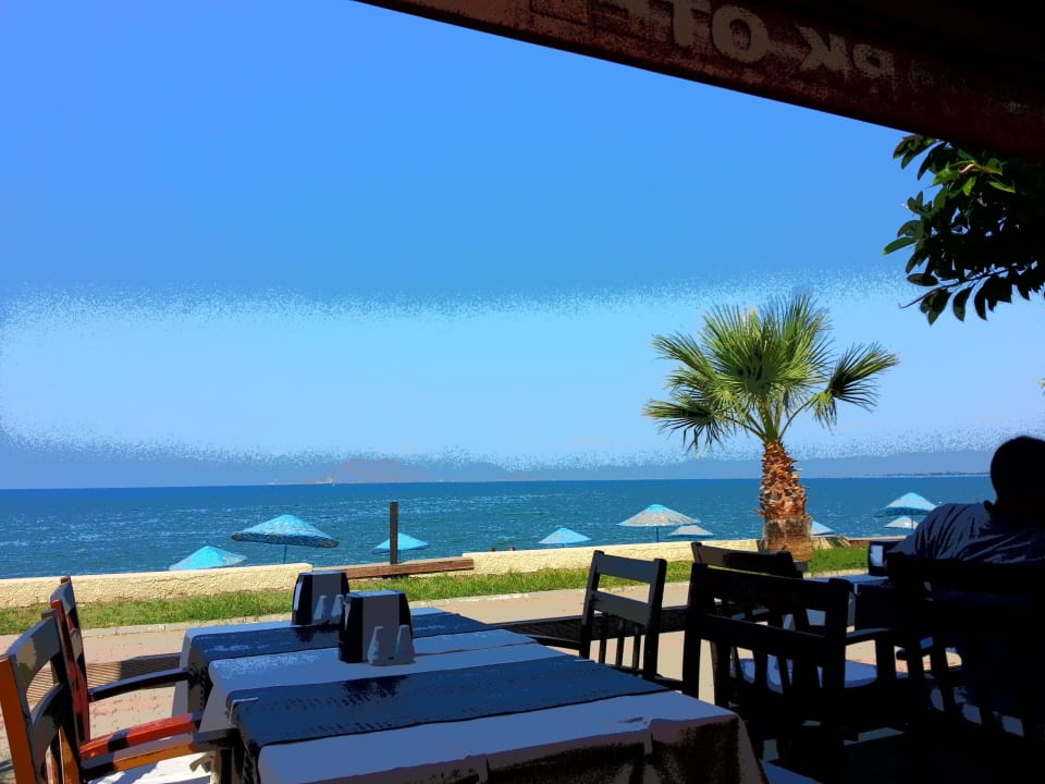 Frühstücksblick Makri Beach Hotel