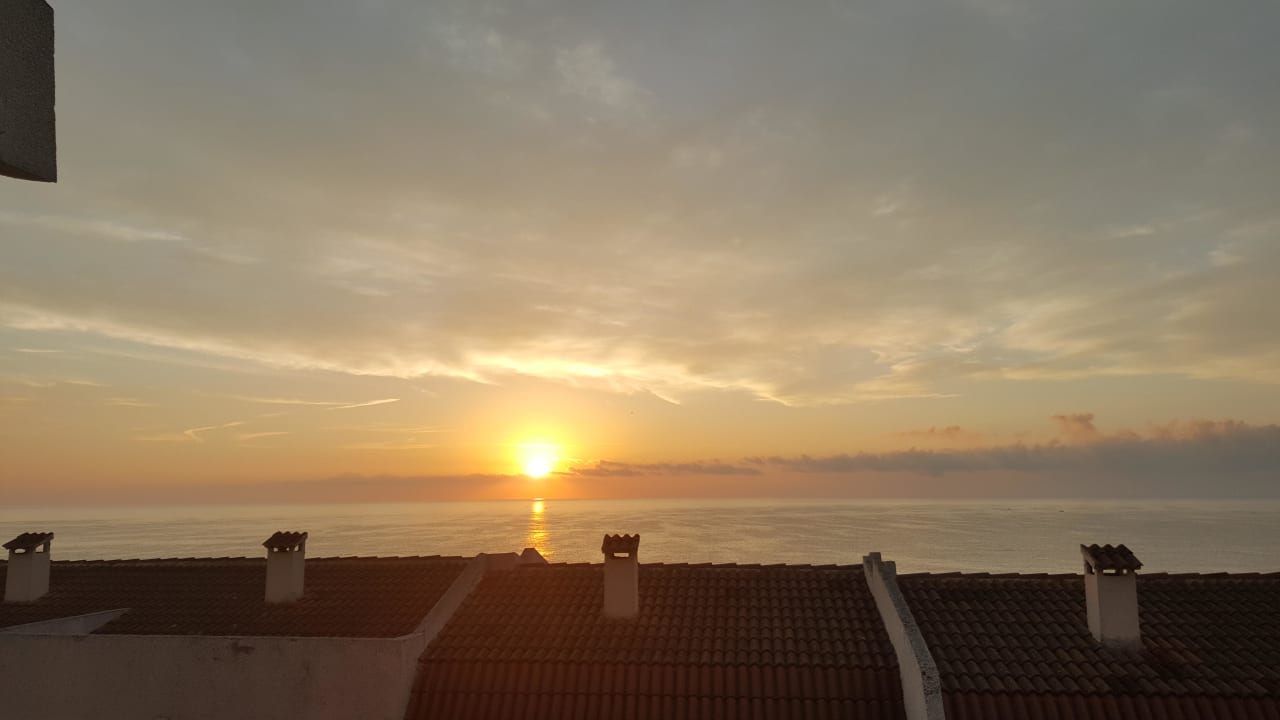 Sonnenaufgang vom Balkon aus gesehen HSM Calas Park
