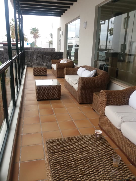 Raucherbereich, offene Terasse  Hotel Pocillos Playa, Adults only