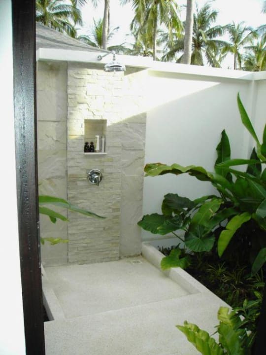 The Racha - Außendusche Hotel The Racha