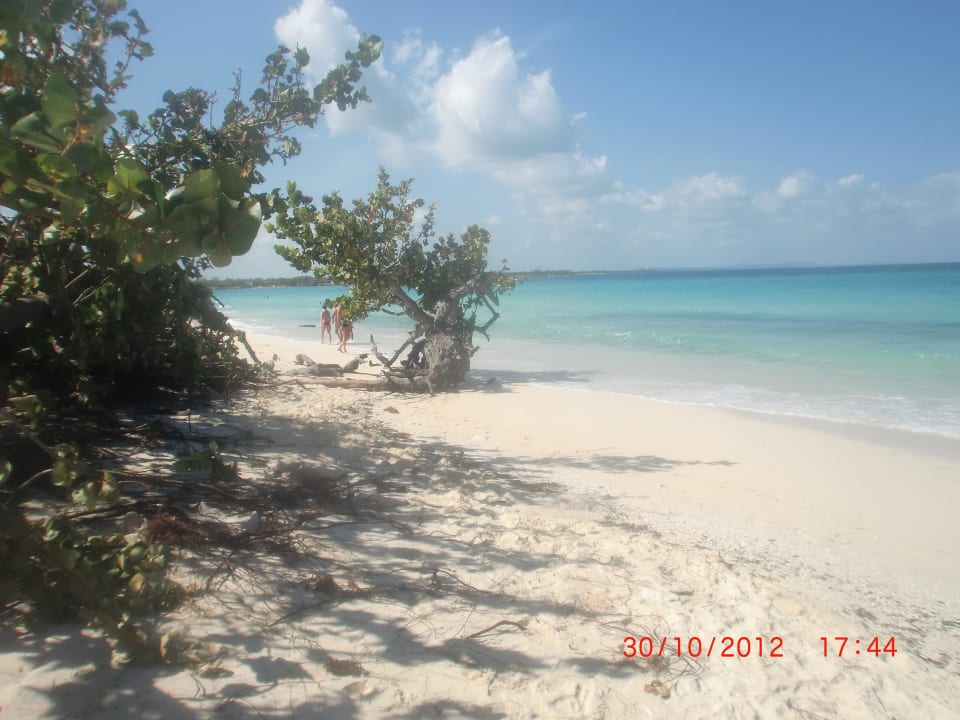 Schöner, ruhigerer Abschnitt rechts am Hotelende Hotel Playa Pesquero