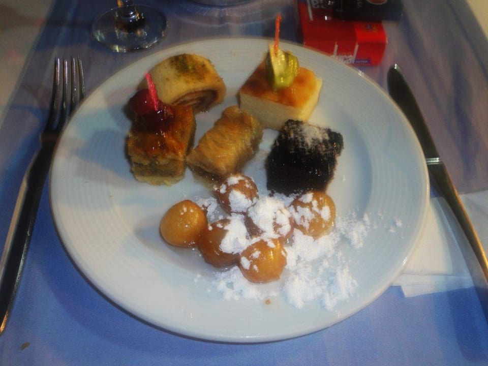 Nachspeisen im Büffet-Restaurant Trendy Aspendos Beach Hotel